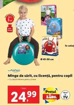 Lidl Minge de sărit, cu licență, pentru copii Ofertă
