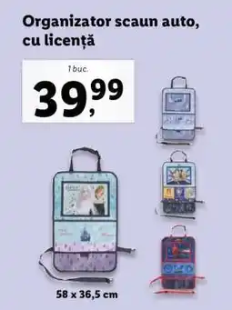 Lidl Organizator scaun auto, cu licență Ofertă