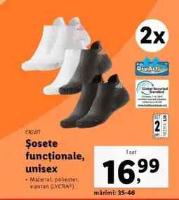 Lidl Șosete funcționale, unisex Ofertă