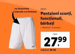 Lidl Pantaloni scurți funcționali, bărbați Ofertă