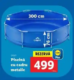 Lidl Piscină cu cadru metalic Ofertă