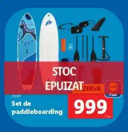 Lidl Set de paddleboarding Ofertă