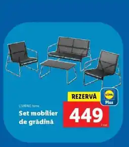 Lidl Set mobilier de grădină Ofertă