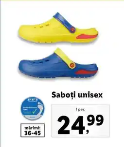 Lidl Saboți unisex Ofertă