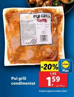 Lidl Pui grill condimentat Ofertă