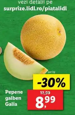 Lidl Pepene galben Galia Ofertă