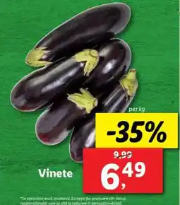 Lidl Vinete Ofertă