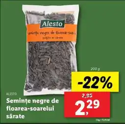Lidl Semințe negre de floarea-soarelui sărate Ofertă