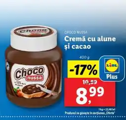 Lidl Choco Nussa Ofertă