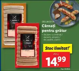 Lidl Cârnați pentru grătar Ofertă
