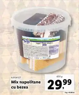 Lidl Mix napolitane cu bezea Ofertă