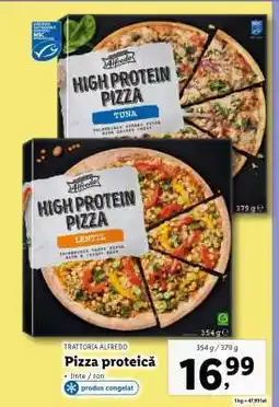 Lidl Trattoria Alfredo High Protein Pizza Ofertă