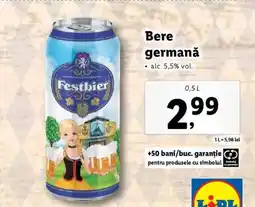 Lidl Bere germană Ofertă