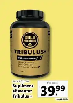 Supliment alimentar Tribulus +