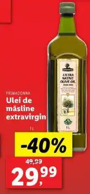 Lidl Primadonna Extra Virgin Olive Oil Ofertă