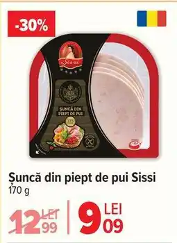 Carrefour Șuncă din piept de pui Sissi Ofertă
