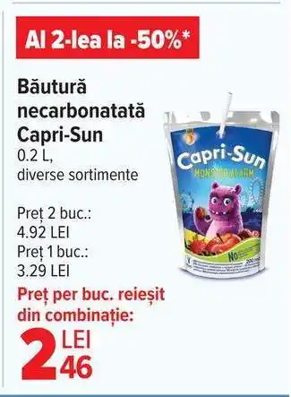 Carrefour Băutură necarbonatată Capri-Sun Ofertă