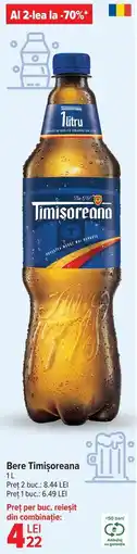 Carrefour Bere Timisoreana Ofertă