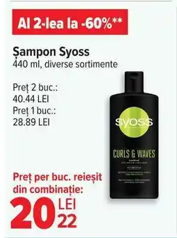 Carrefour Șampon Syoss Ofertă