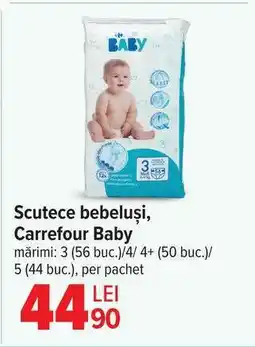 Carrefour Scutece bebeluși, Carrefour Baby Ofertă