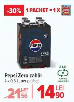 Carrefour PEPSI Zero Zahăr Ofertă