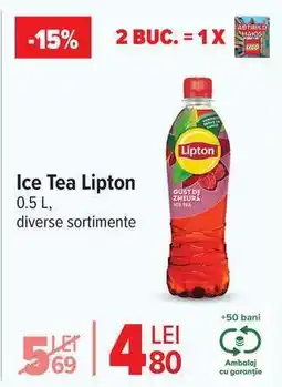 Carrefour Ice tea Lipton Ofertă