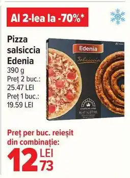 Carrefour Pizza salsiccia Edenia Ofertă