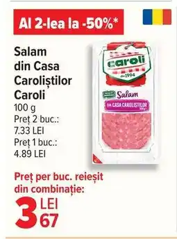 Carrefour Salam din Casa Caroliștilor Caroli Ofertă