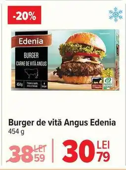 Carrefour Burger de vită Angus Edenia Ofertă