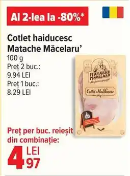 Cotlet haiducesc Matache Măcelaru’