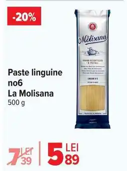 Carrefour Paste linguine no6 La Molisana Ofertă