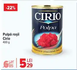 Carrefour Pulpă roșii Cirio Ofertă