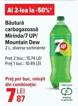 Carrefour Băutură carbogazoasă Mirinda/7 Up/Mountain Dew Ofertă