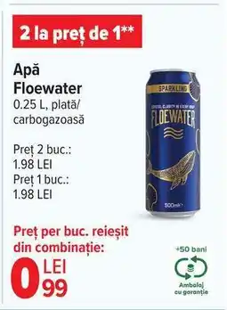 Carrefour Apă Floewater Ofertă