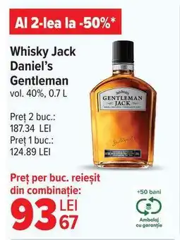 Whisky Jack Daniel’s Gentleman