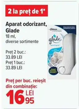 Carrefour Aparat odorizant Glade Ofertă