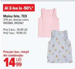 Carrefour Maiou fete, TEX Ofertă