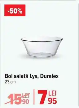 Bol salată Lys, Duralex