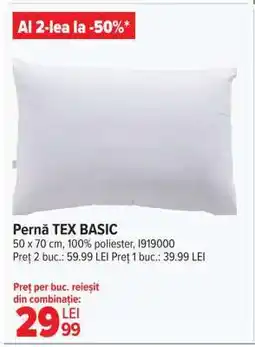 Carrefour Pernă TEX BASIC Ofertă