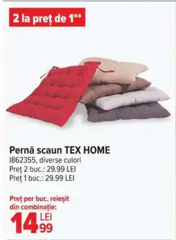 Carrefour Pernă scaun TEX HOME Ofertă
