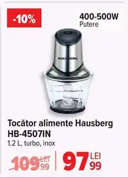 Carrefour Tocător alimente Hausberg HB-4507IN Ofertă