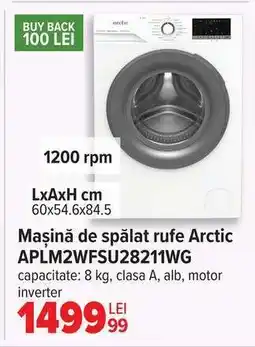 Carrefour Mașină de spălat rufe Arctic APLM2WFSU28211WG Ofertă
