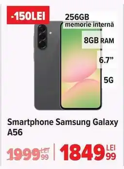 Carrefour Smartphone Samsung Galaxy A56 Ofertă