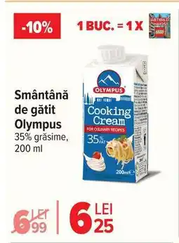 Carrefour Smântână de gătit Olympus Ofertă