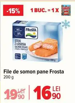Carrefour File de somon pane Frosta Ofertă