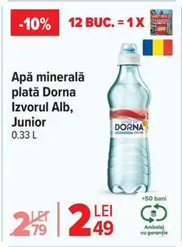 Carrefour Apă minerală plată Dorna Izvorul Alb, Junior Ofertă
