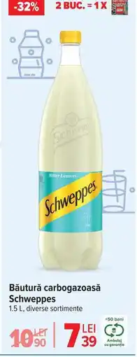 Carrefour Băutură carbogazoasă Schweppes Ofertă