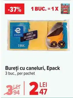 Carrefour Bureți cu caneluri, Epack Ofertă