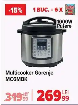 Carrefour Multicooker Gorenje MC6MBK Ofertă