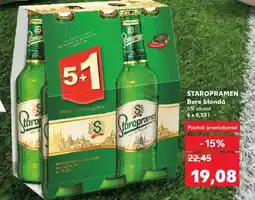 Kaufland STAROPRAMEN Bere blondă Ofertă